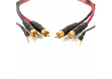 Tonearm Stereo cable High-End, RCA - RCA, 1.25 m